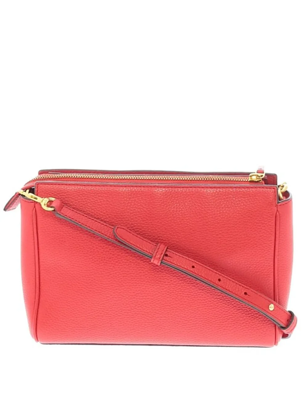 Tory Burch Blake Leather Crossbody Bag in Brilliant Red